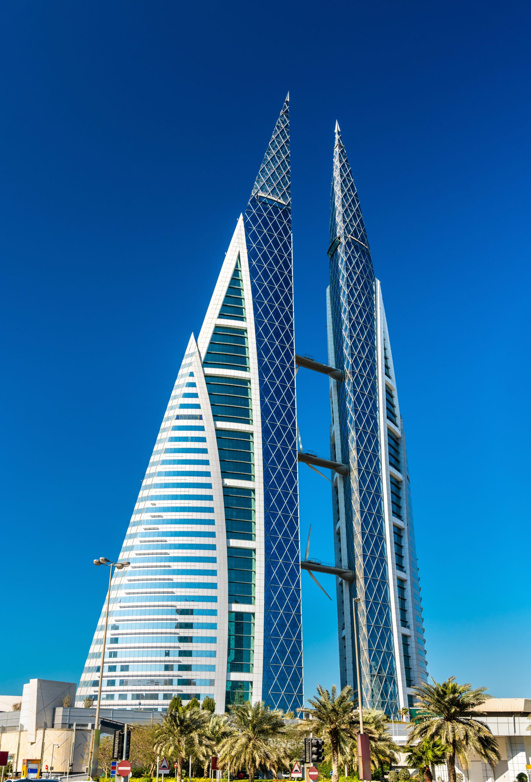 Bahrain World Trade Center in Manama. The Middle East