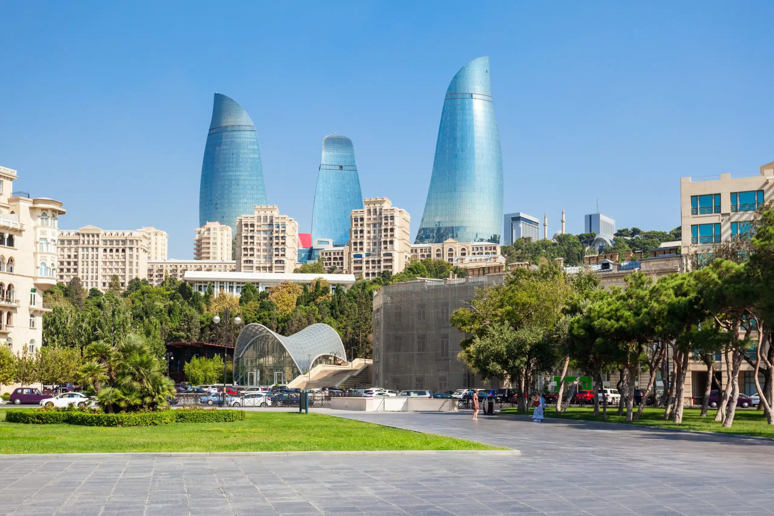 Flame Towers in Baku