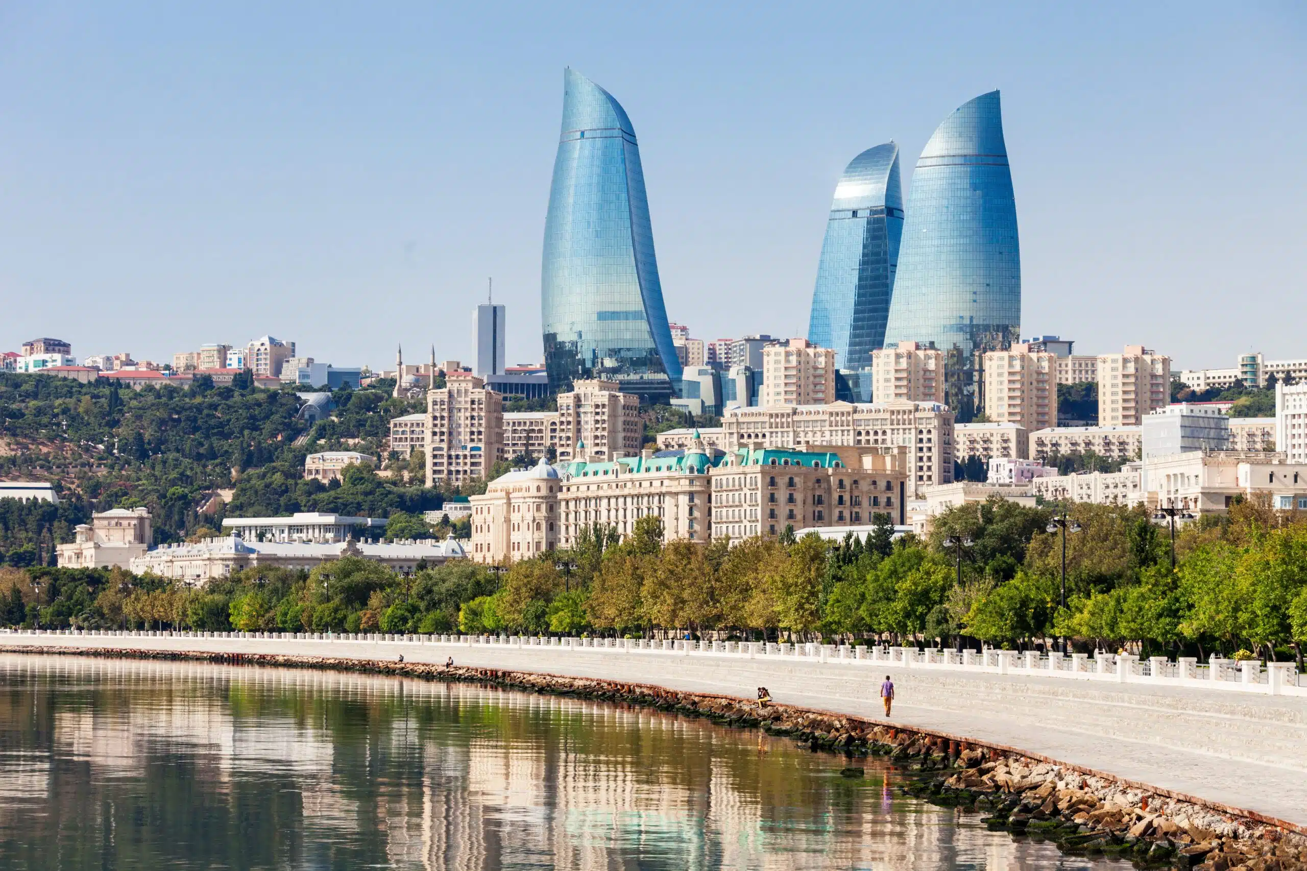 Flame Towers in Baku