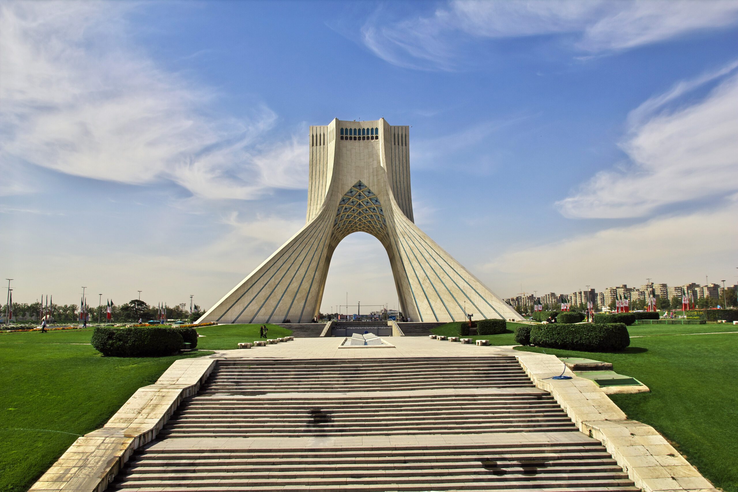 Monument in Tehran city of Iran