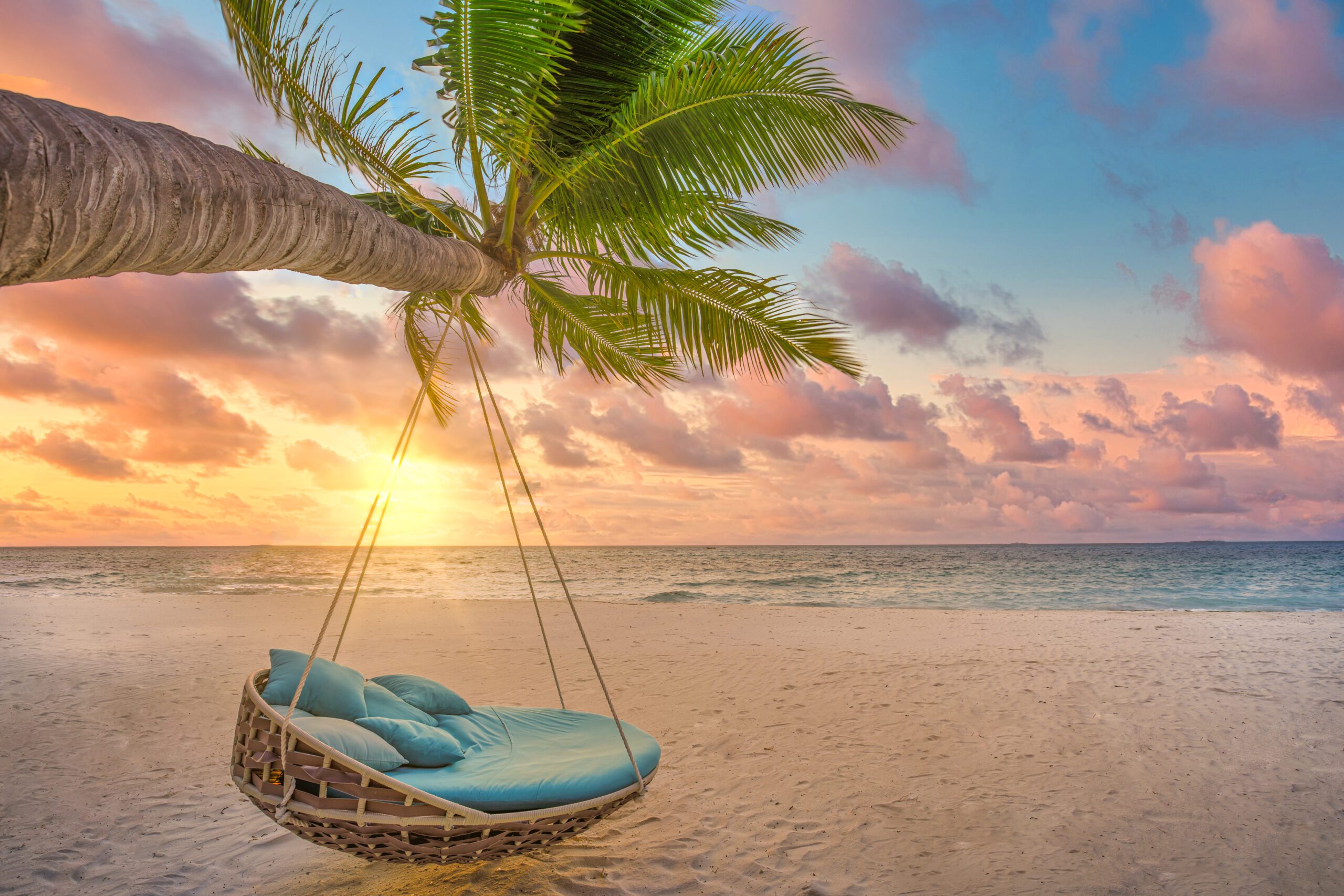 tropical-sunset-beach-background-summer-island-landscape-with-palm-swing-sand-sea-sky-beach