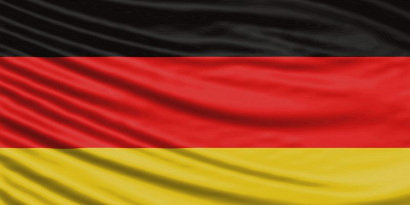 Germany Flag Wave Close Up, national flag background